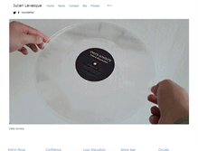 Tablet Screenshot of julienlevesque.net